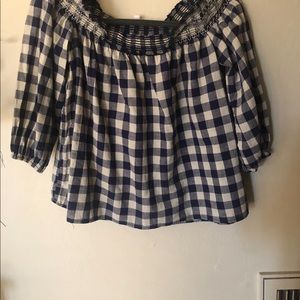 Off the shoulder shirt